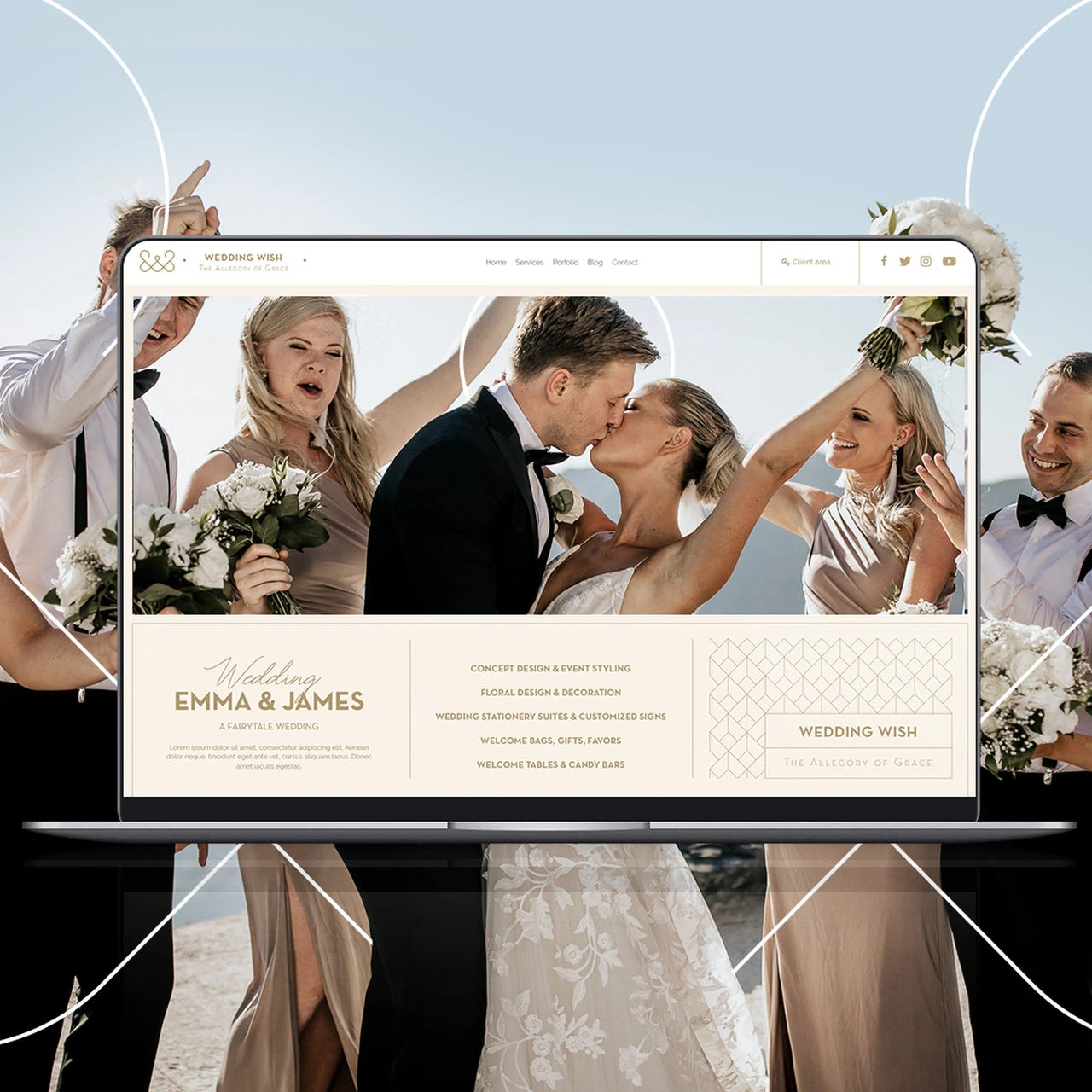 Σχεδίαση και Κατασκευή Ιστοσελίδας Wedding Wish