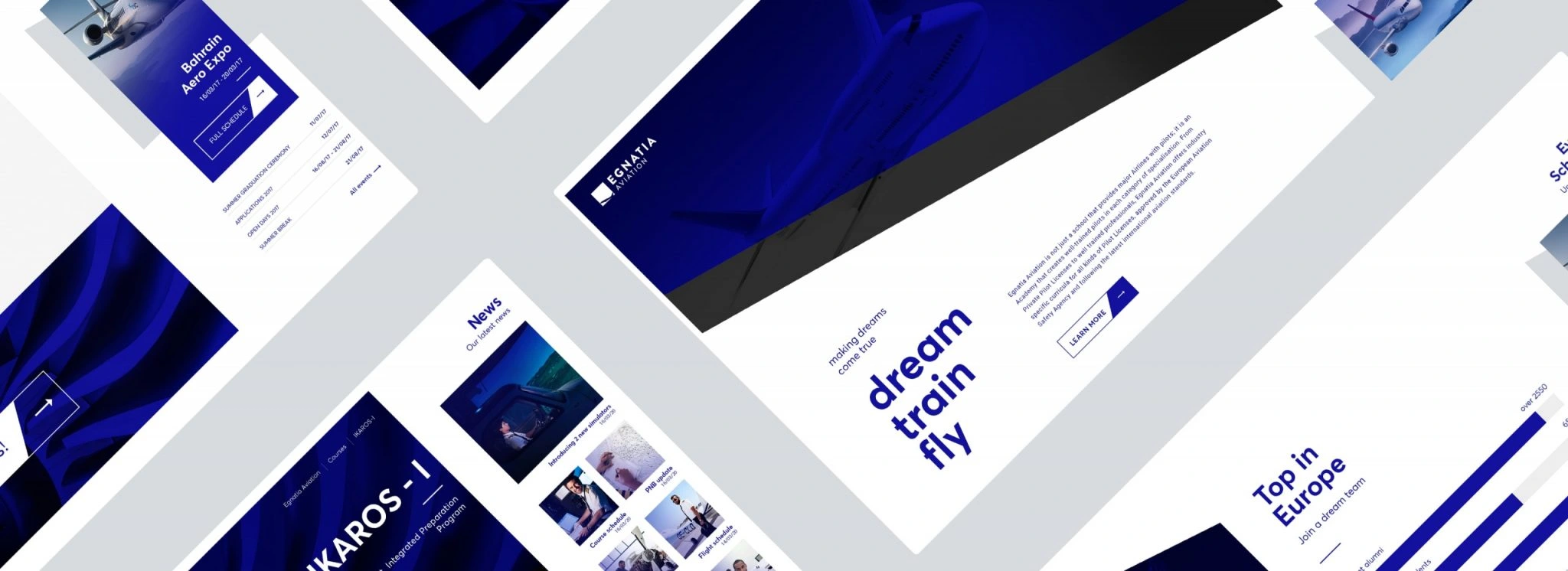 Σχεδίασμός ιστοσελίδας - Κατασκευή ιστοσελίδας - Egnatia Aviation - Σχολή πιλότων - Artware -Κατασκευή ιστοσελίδων