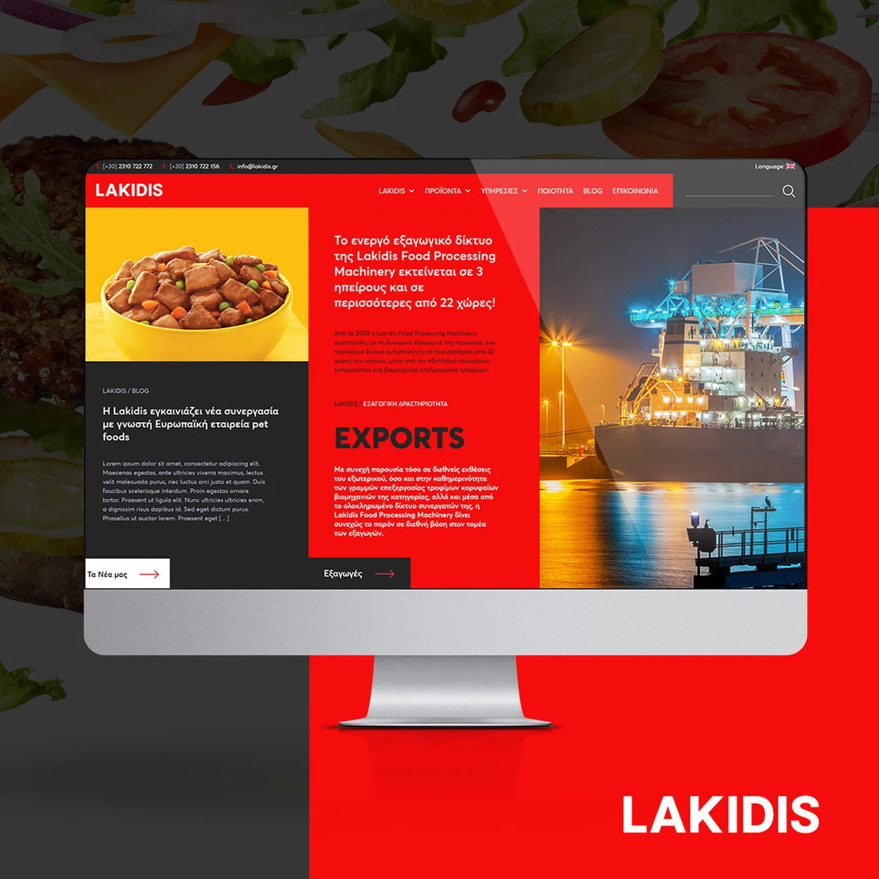 Σχεδιασμός ιστοσελίδων - Artware - Κατασκευή ιστοσελίδας Lakidis